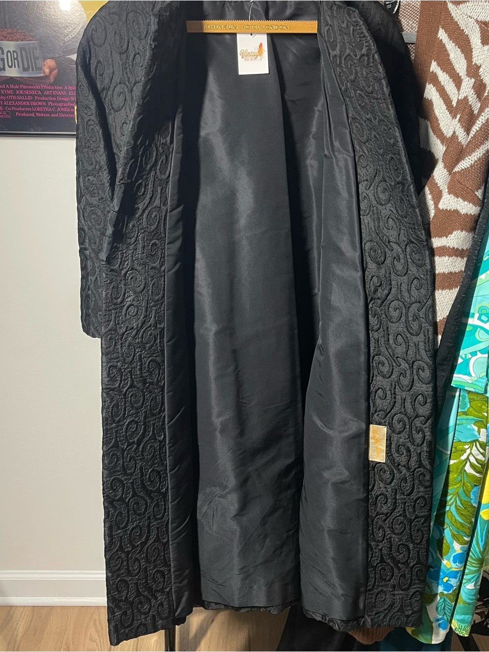 Embroided vintage dress coat - Picture 5 of 7